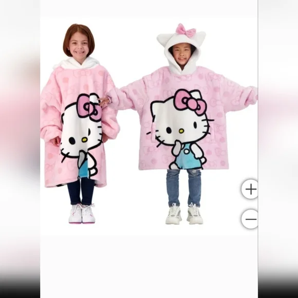 Character Kids' Wayy Big Hoodie, Disney , Hello Kitty, nwt OSFM